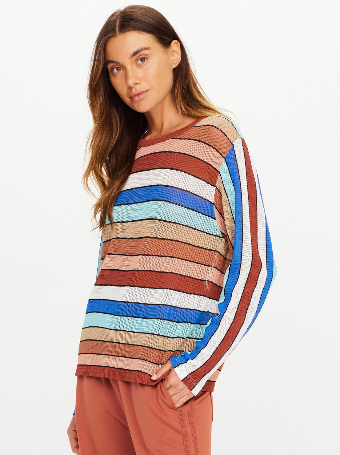 The Upside - Iza Milla Long Sleeve Knit - Stripe