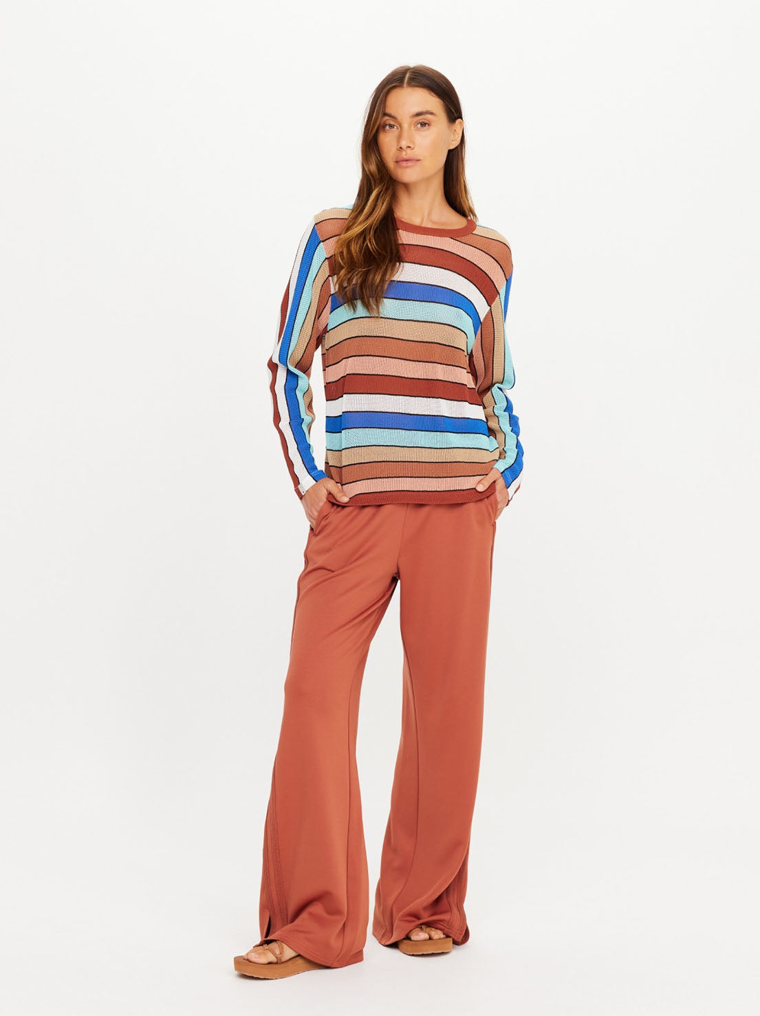 The Upside - Iza Milla Long Sleeve Knit - Stripe