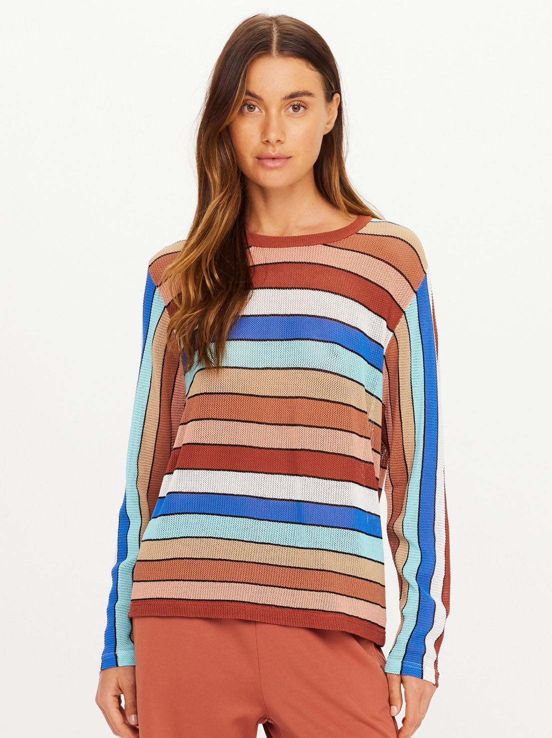 The Upside - Iza Milla Long Sleeve Knit - Stripe