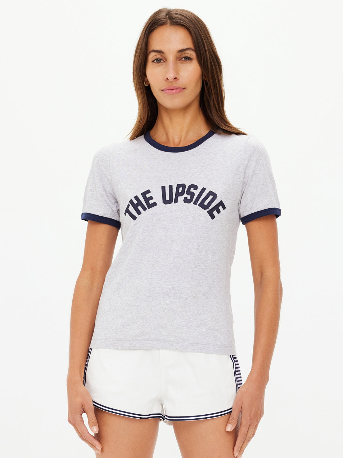 The Upside - Jarama Joy Tee - Grey Marle