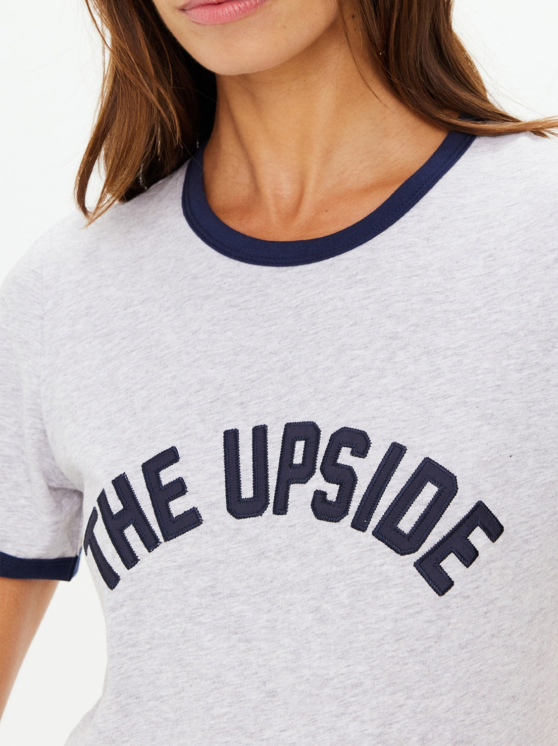 The Upside - Jarama Joy Tee - Grey Marle