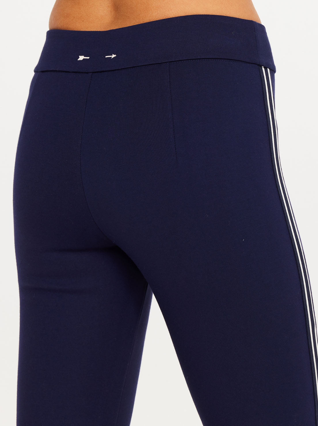 The Upside - Joyela Panelled Flare Pant - Navy