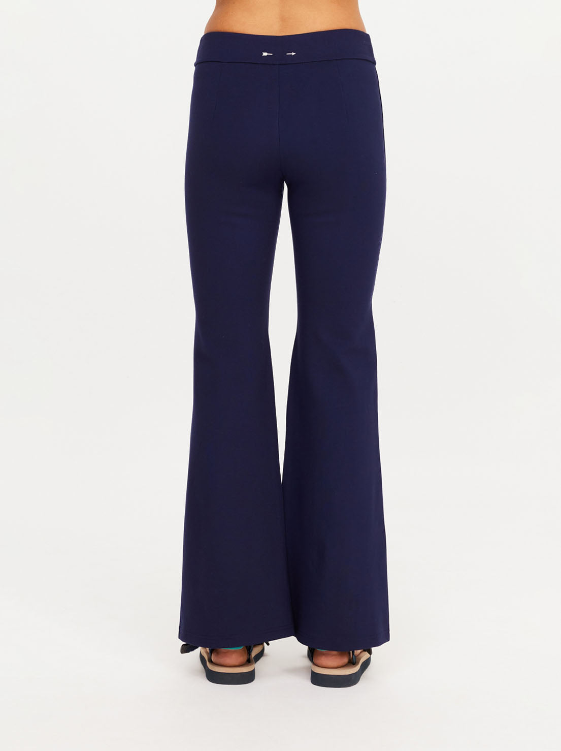 The Upside - Joyela Panelled Flare Pant - Navy