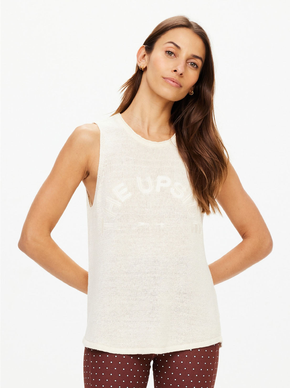 The Upside - Knitted Tara Tank - Natural