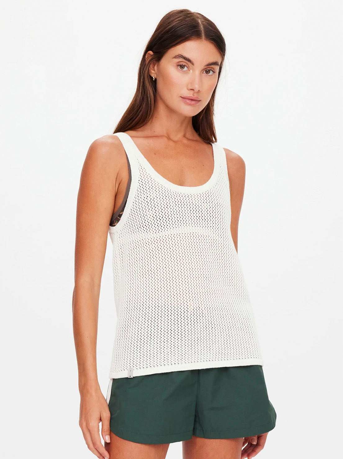 The Upside - La Paz Riva Knit Tank Top - Coconut