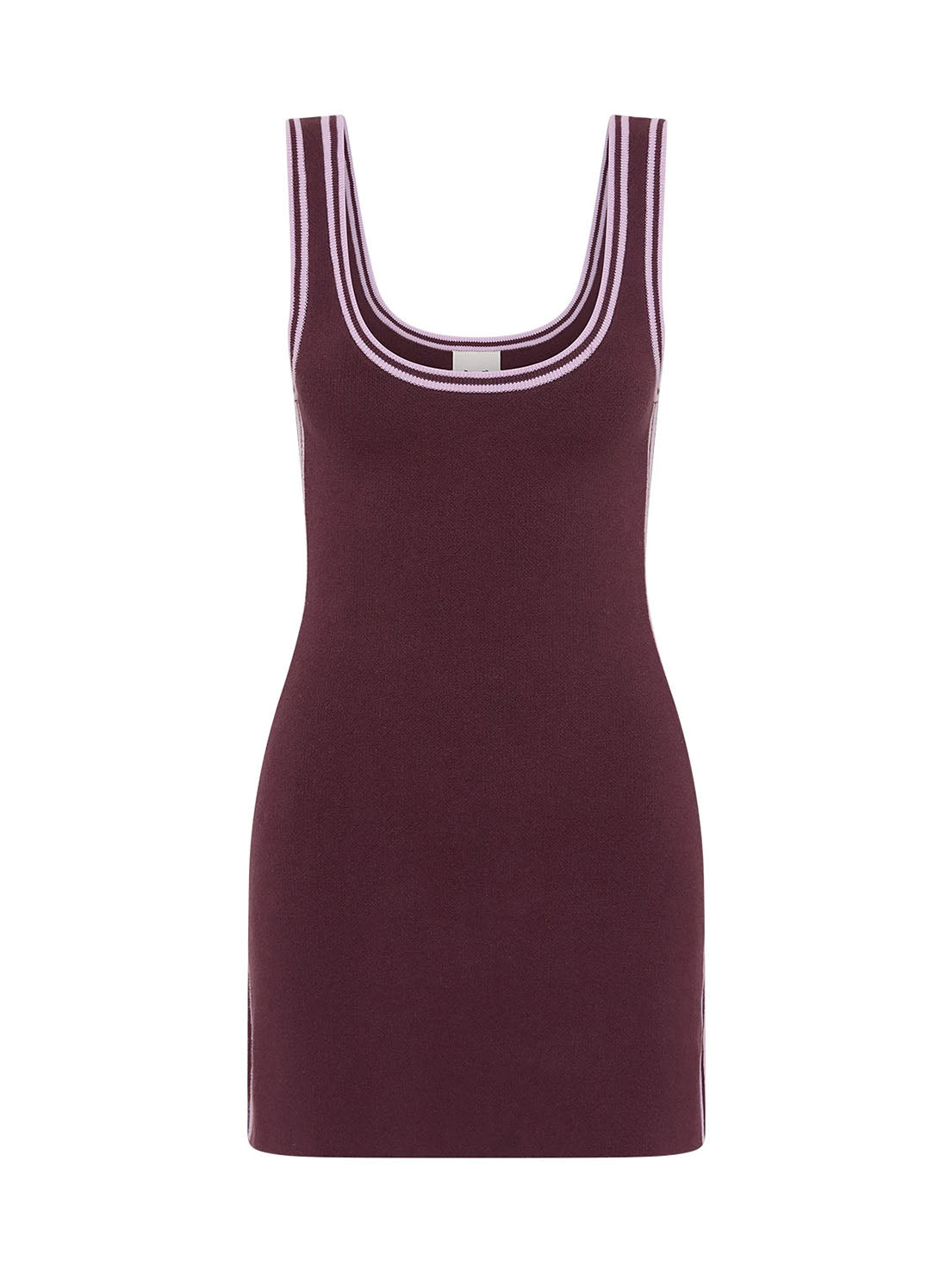 The Upside - Lori Knit Mini Dress - Plum