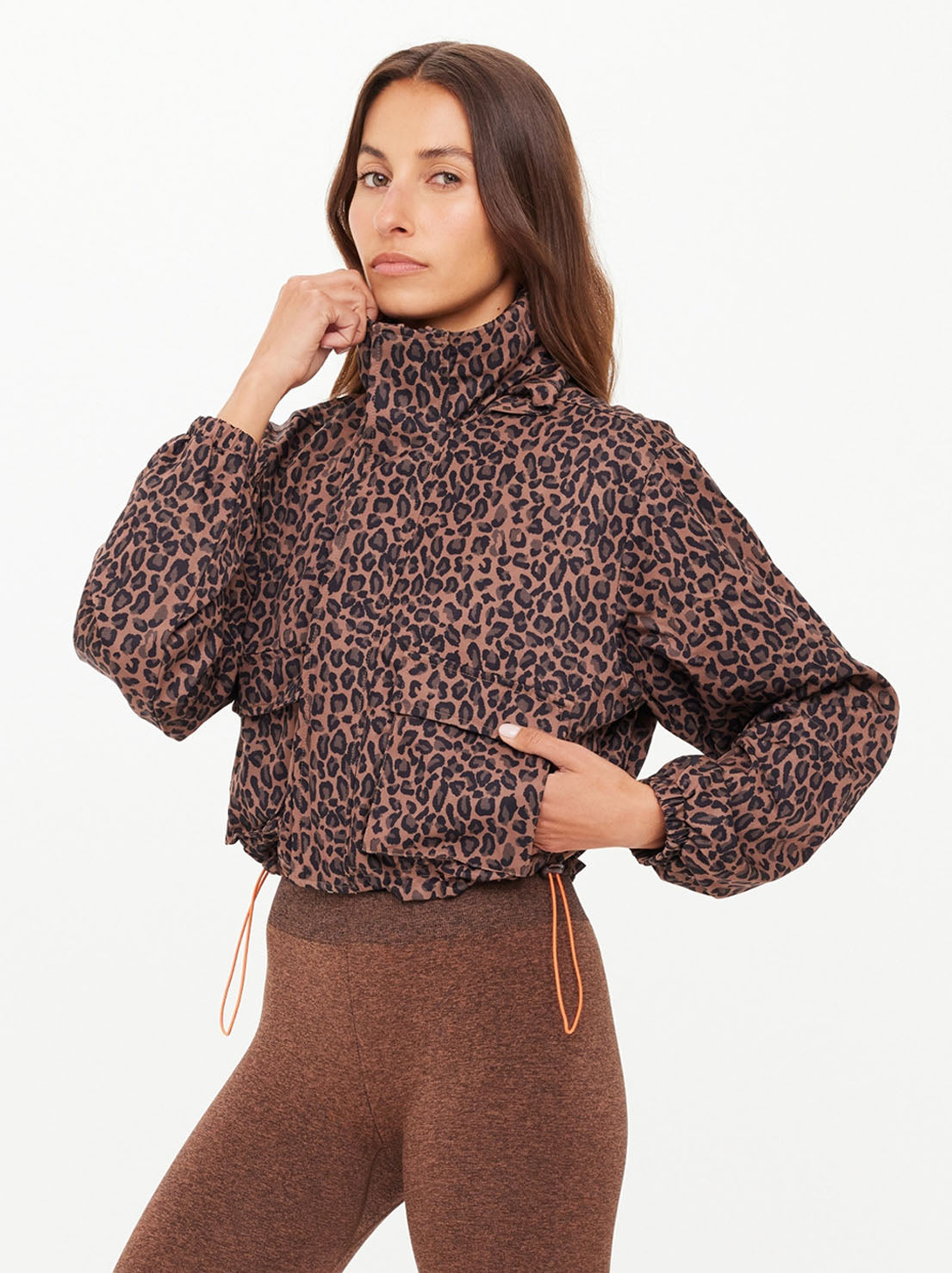The Upside - Ludlow Ace Shell Jacket - Leopard