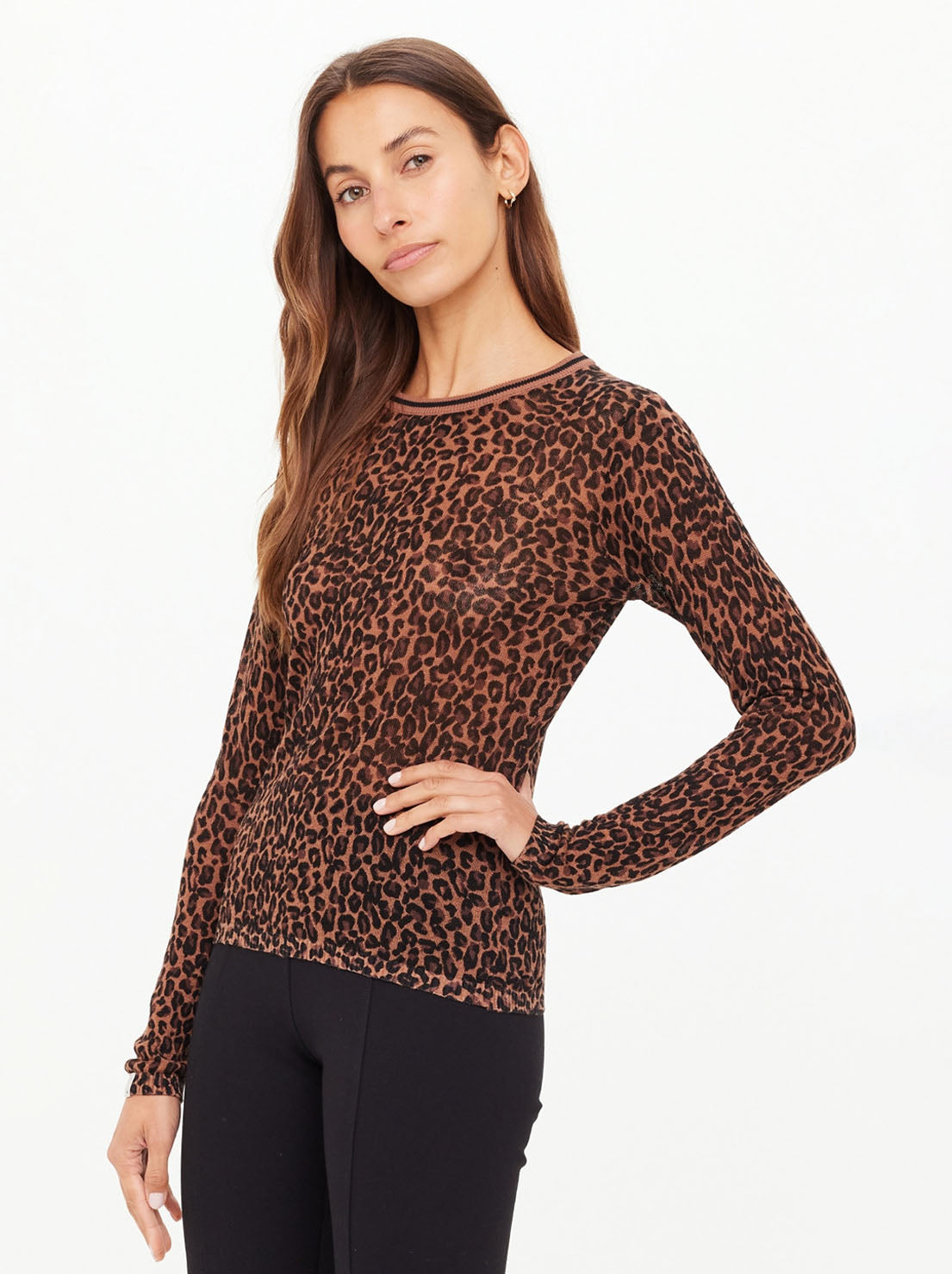 The Upside - Ludlow Ada Long Sleeve Knit - Leopard