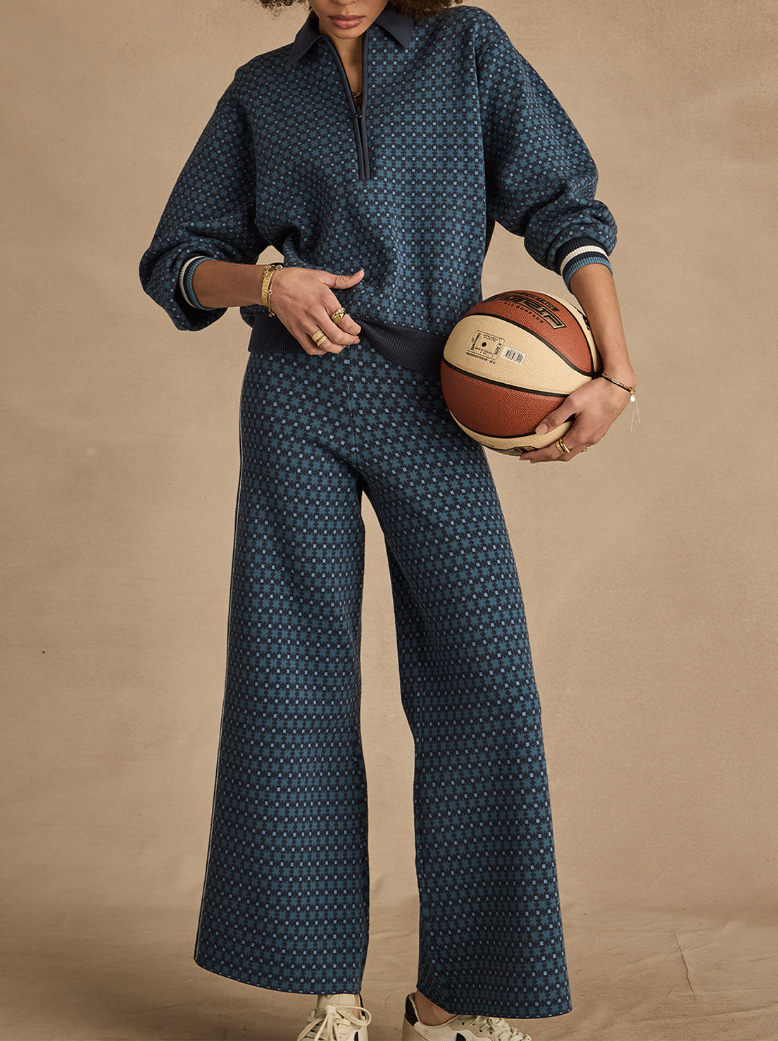 The Upside - Lumiere Dillon Knit Pant - Blue