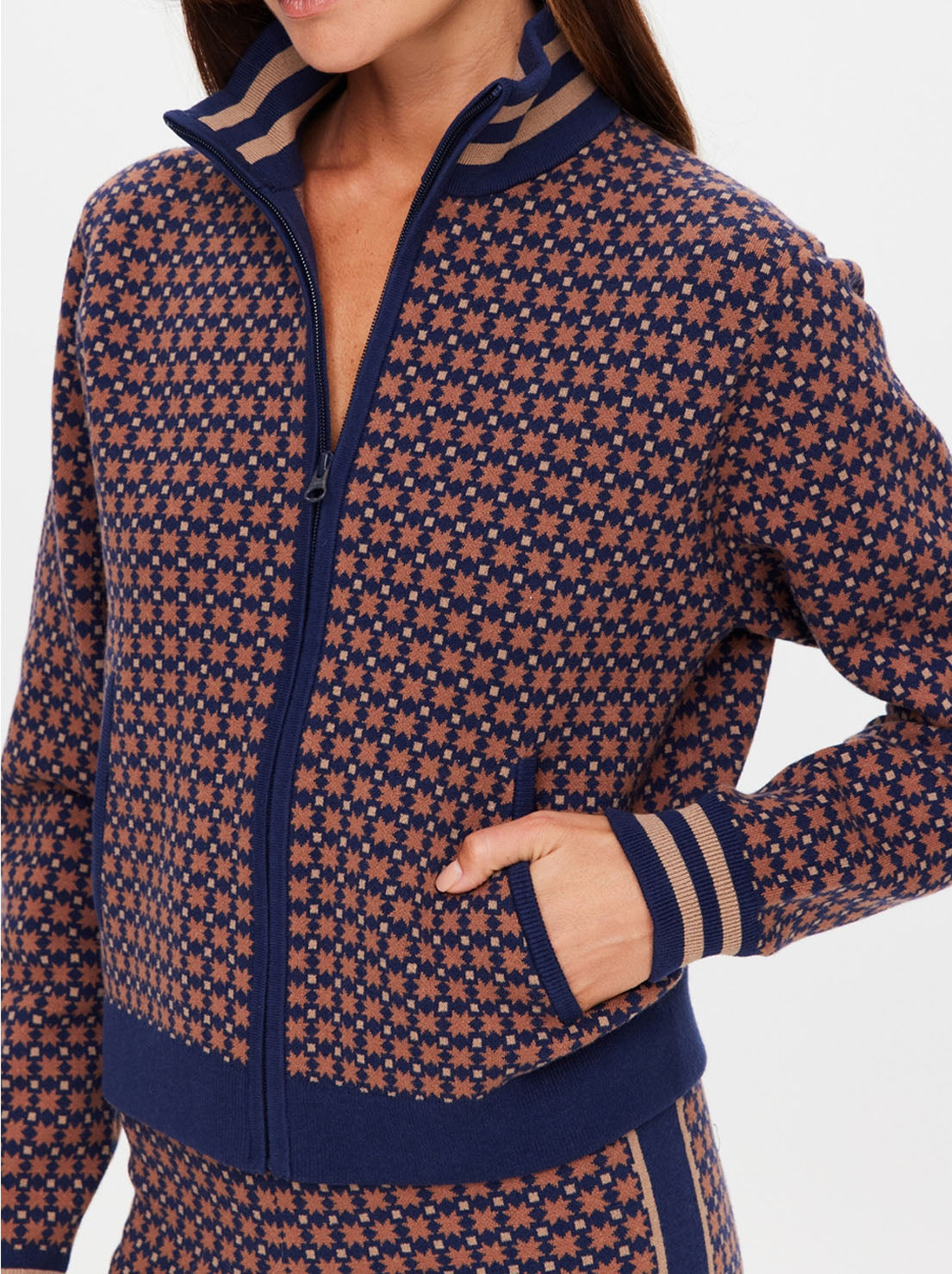 The Upside - Lumiere Margot Knit Jacket - Geo