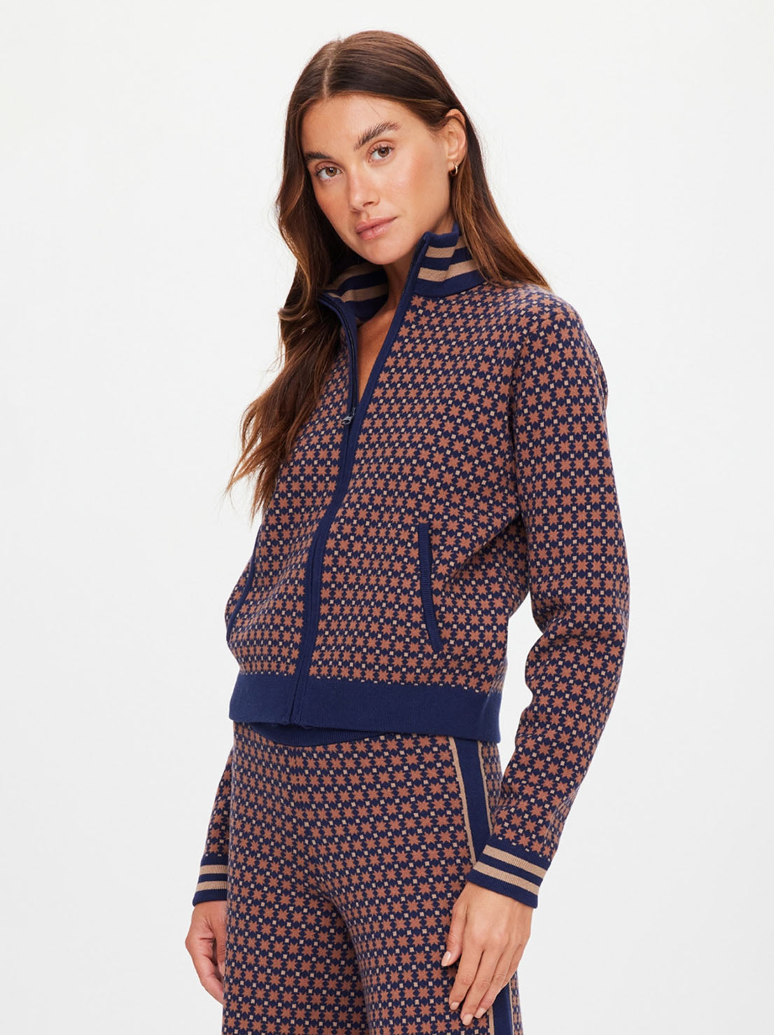 The Upside - Lumiere Margot Knit Jacket - Geo