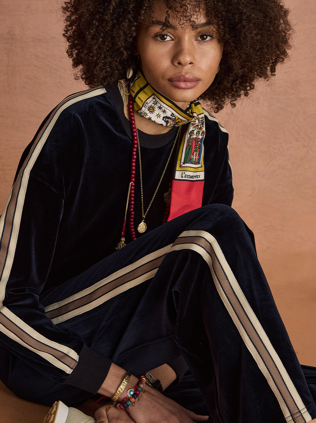 The Upside - Monaco Freya Wide Leg Pant - Navy