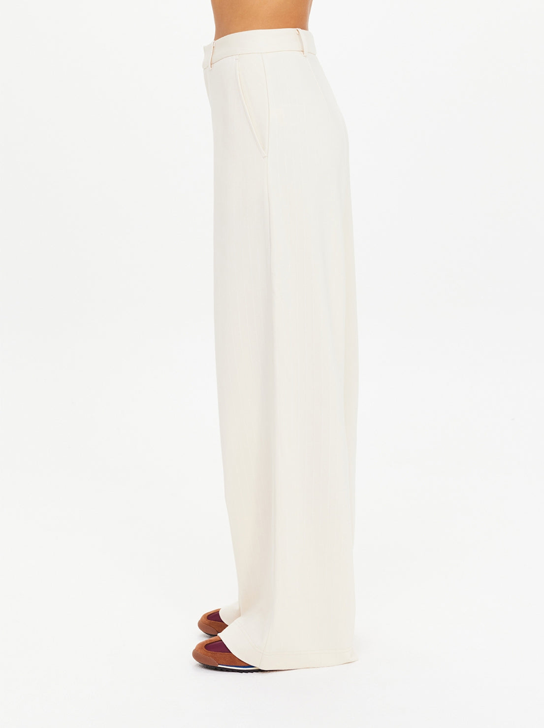 The Upside - Orion Mira Wide Leg Pant - Pinstripe