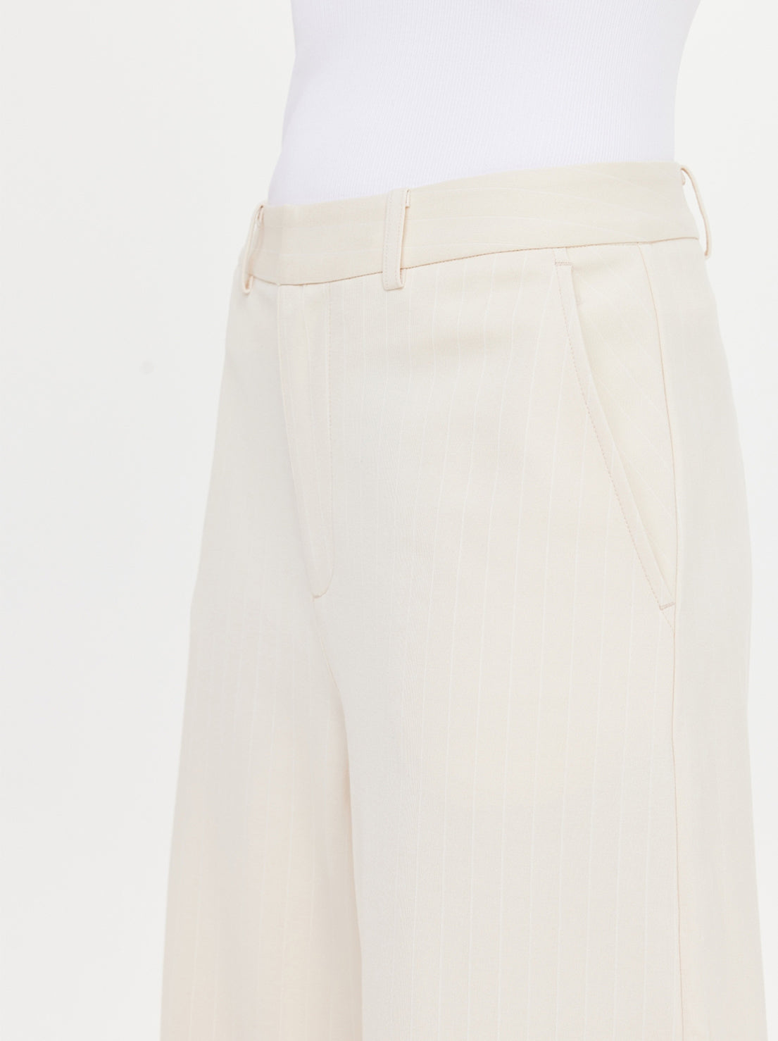 The Upside - Orion Mira Wide Leg Pant - Pinstripe