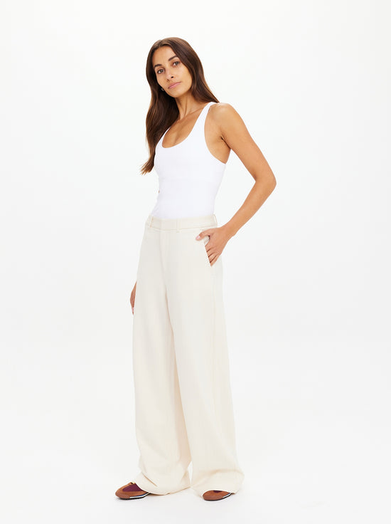 The Upside - Orion Mira Wide Leg Pant - Pinstripe