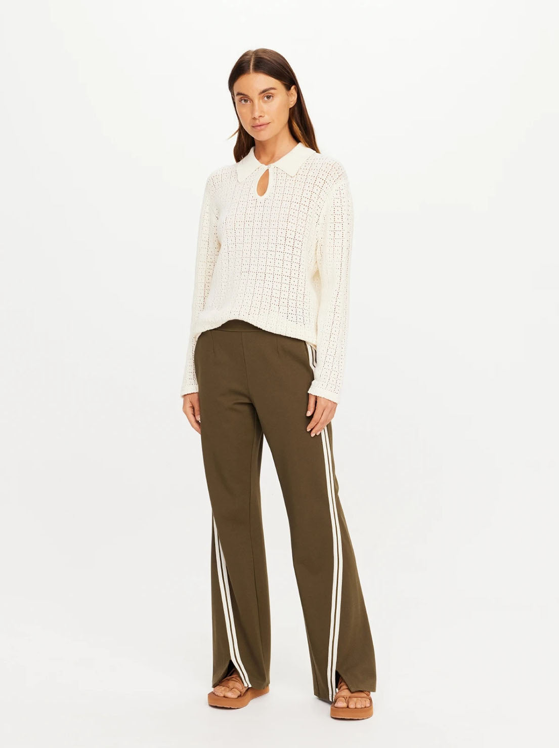 The Upside - Petra Flare Pants - Olive
