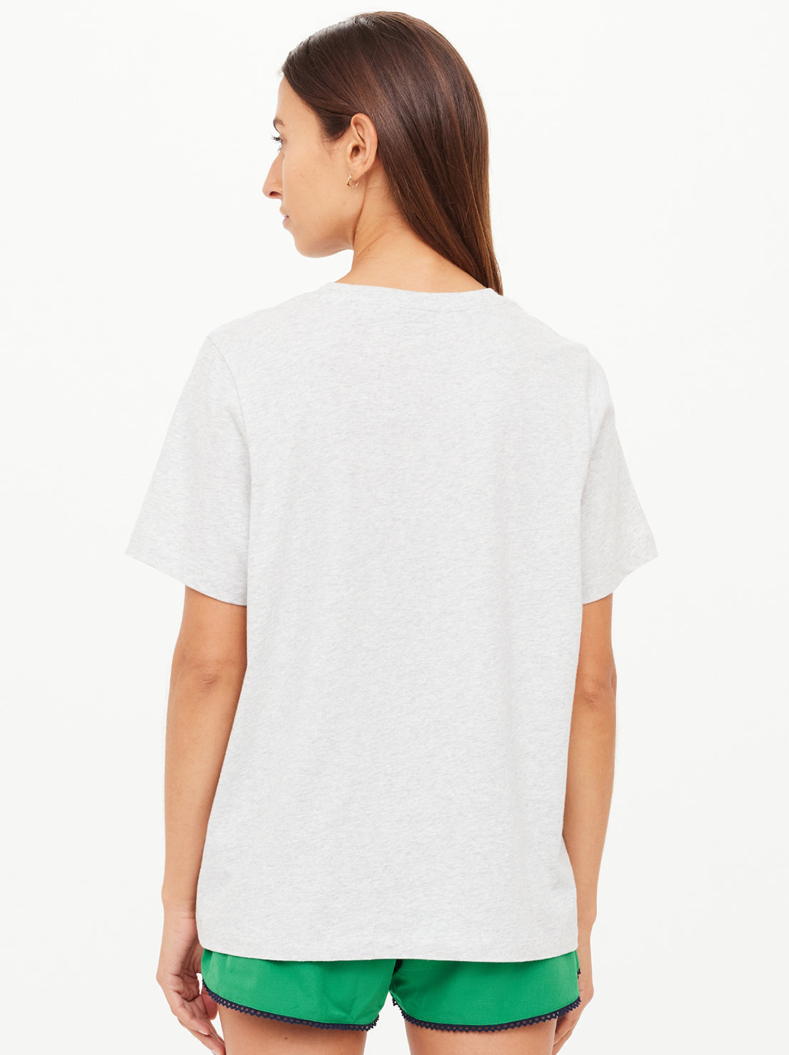 The Upside - Racquet Casey Tee - Grey Marle
