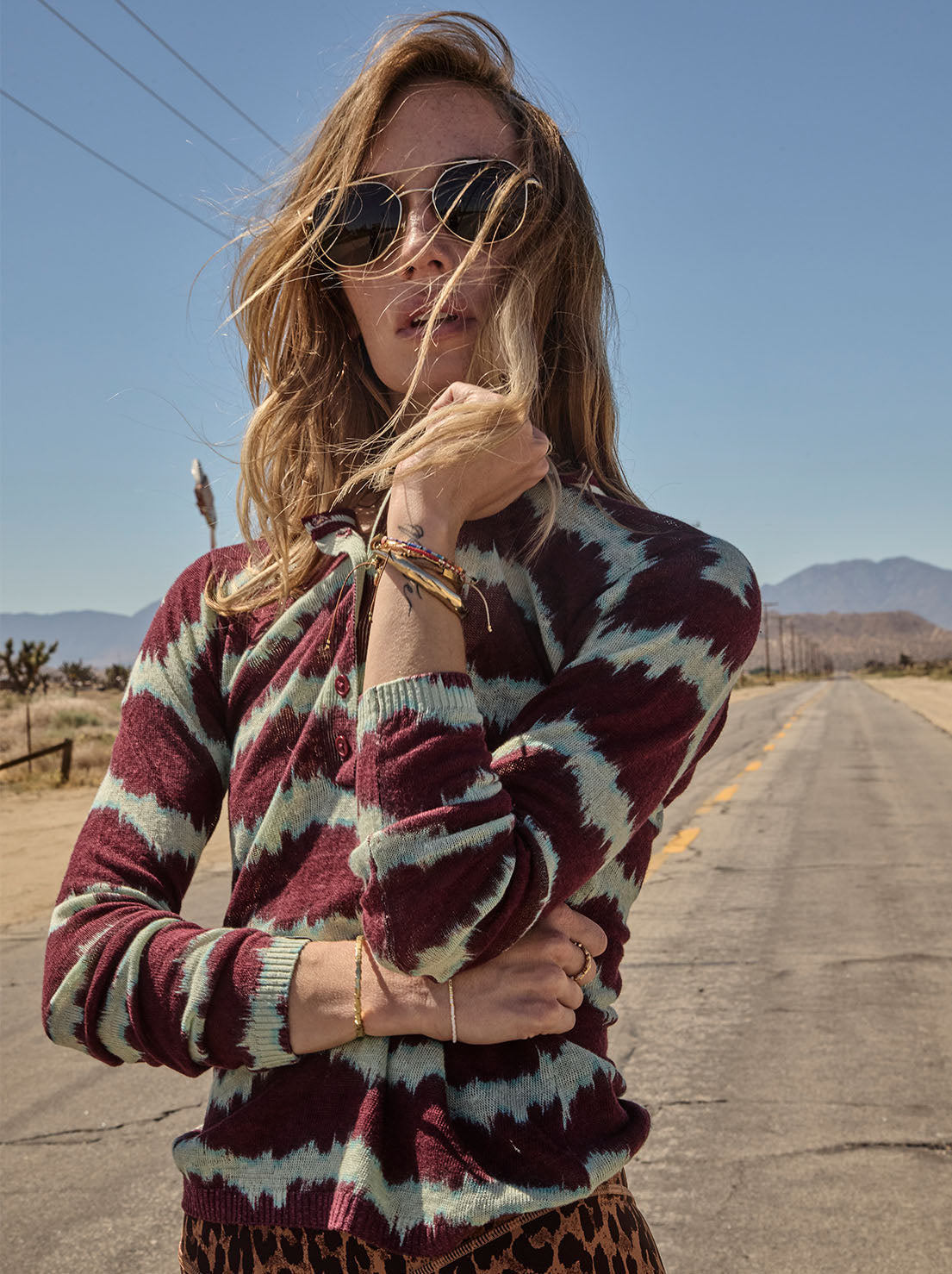 The Upside - Rio Eli Long Sleeve Knit - Tie Dye