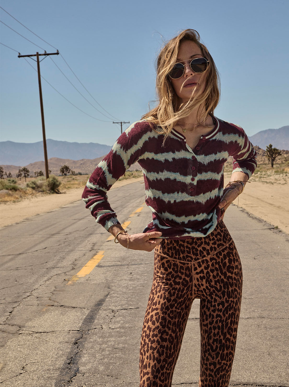 The Upside - Rio Eli Long Sleeve Knit - Tie Dye