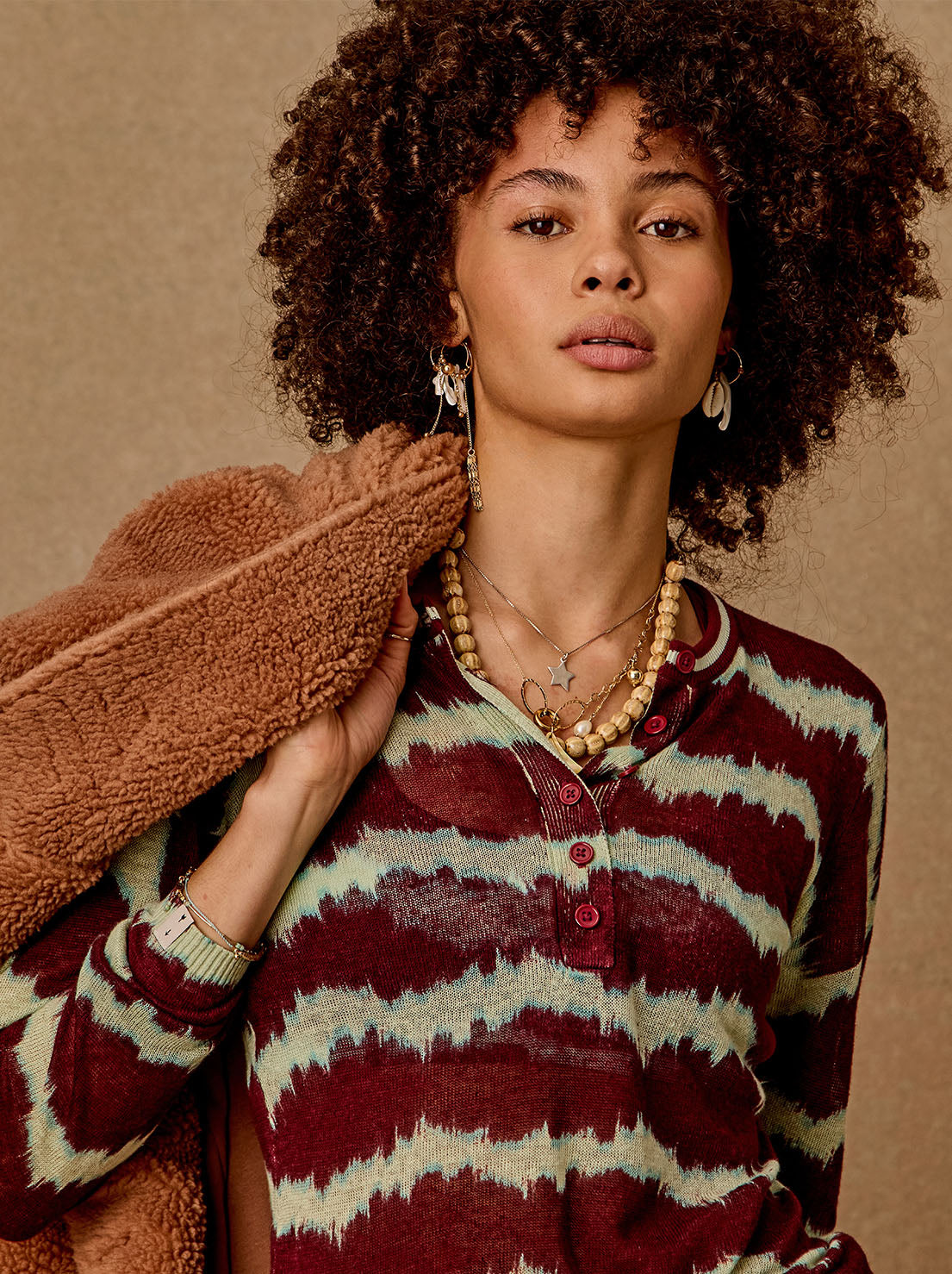 The Upside - Rio Eli Long Sleeve Knit - Tie Dye