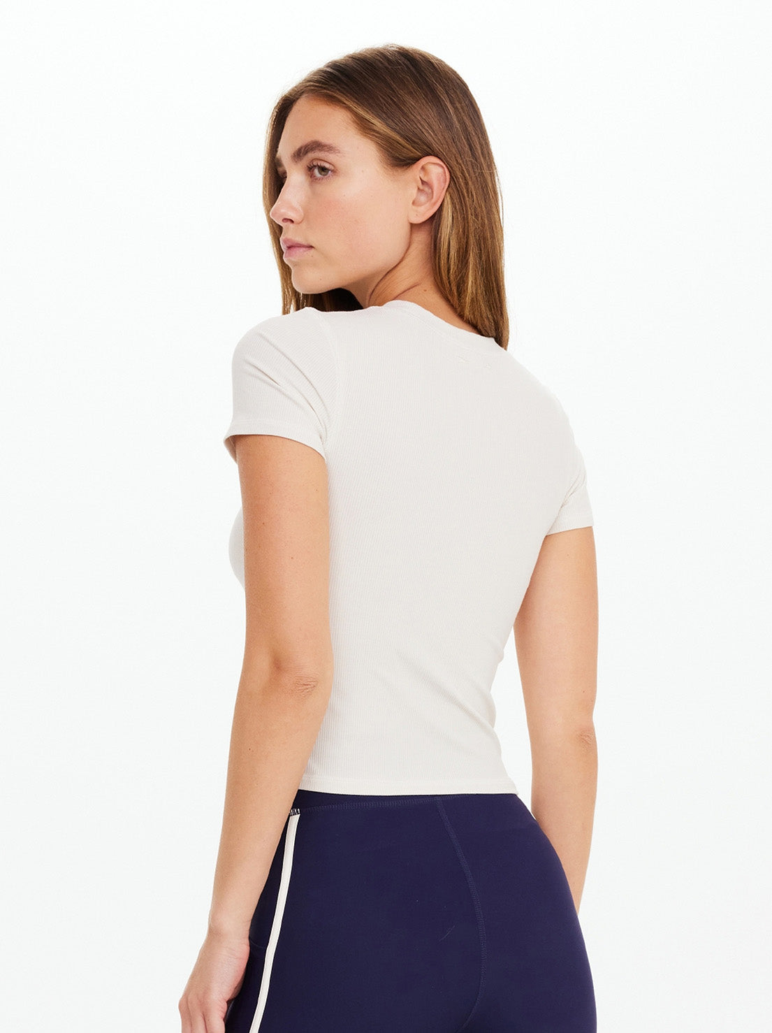 The Upside - Shelter Fitted Tee - Creme