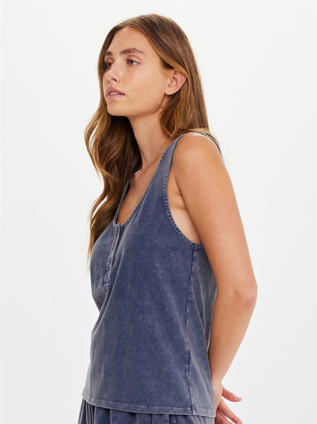The Upside - Soho Kapri Racerback Tank - Denim