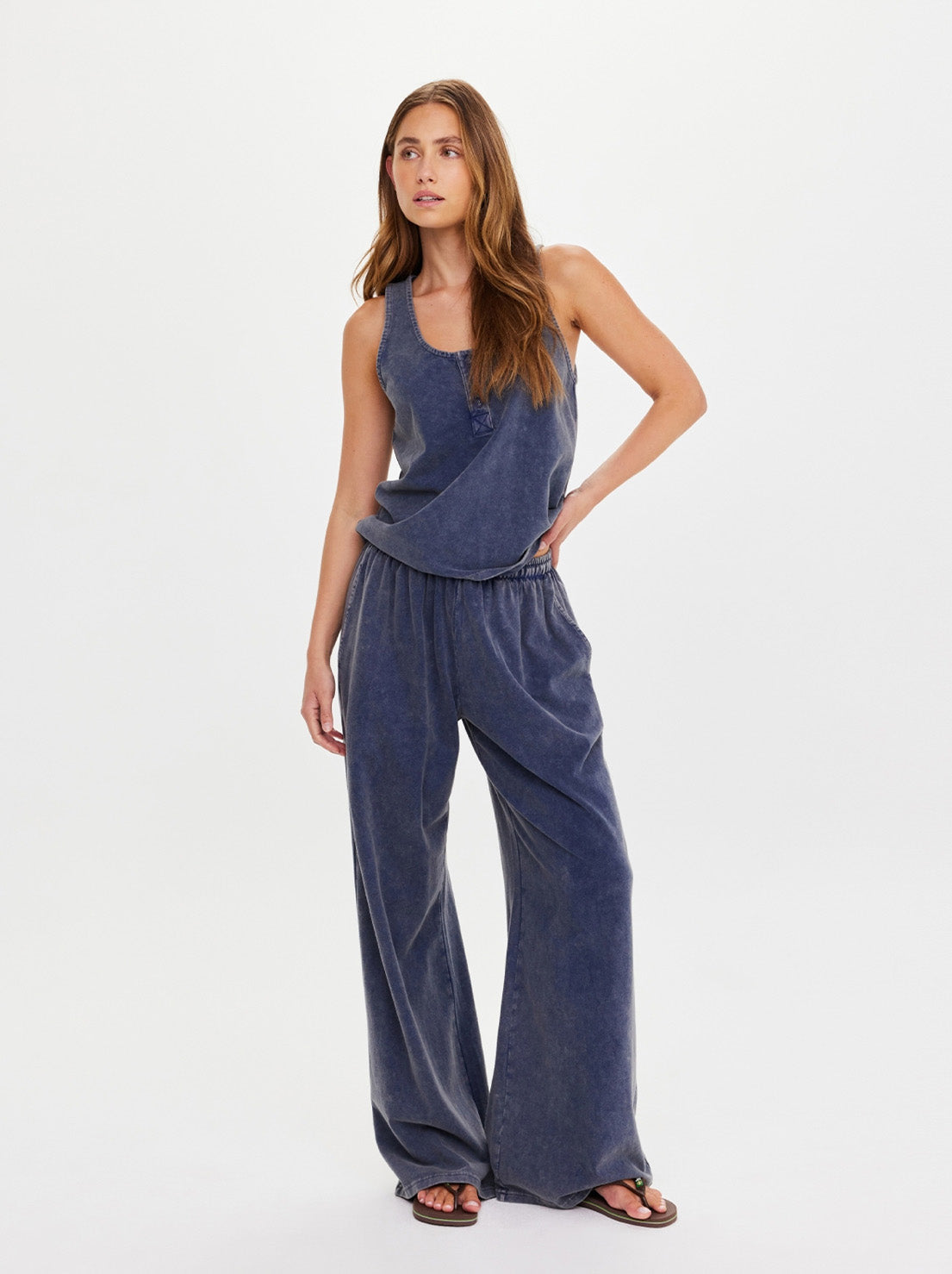 The Upside - Soho Kapri Racerback Tank - Denim