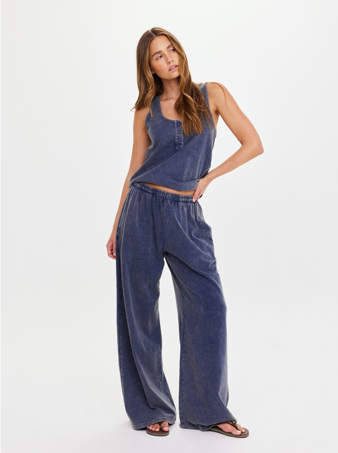 The Upside - Soho Tokio Wide Leg Pant - Denim