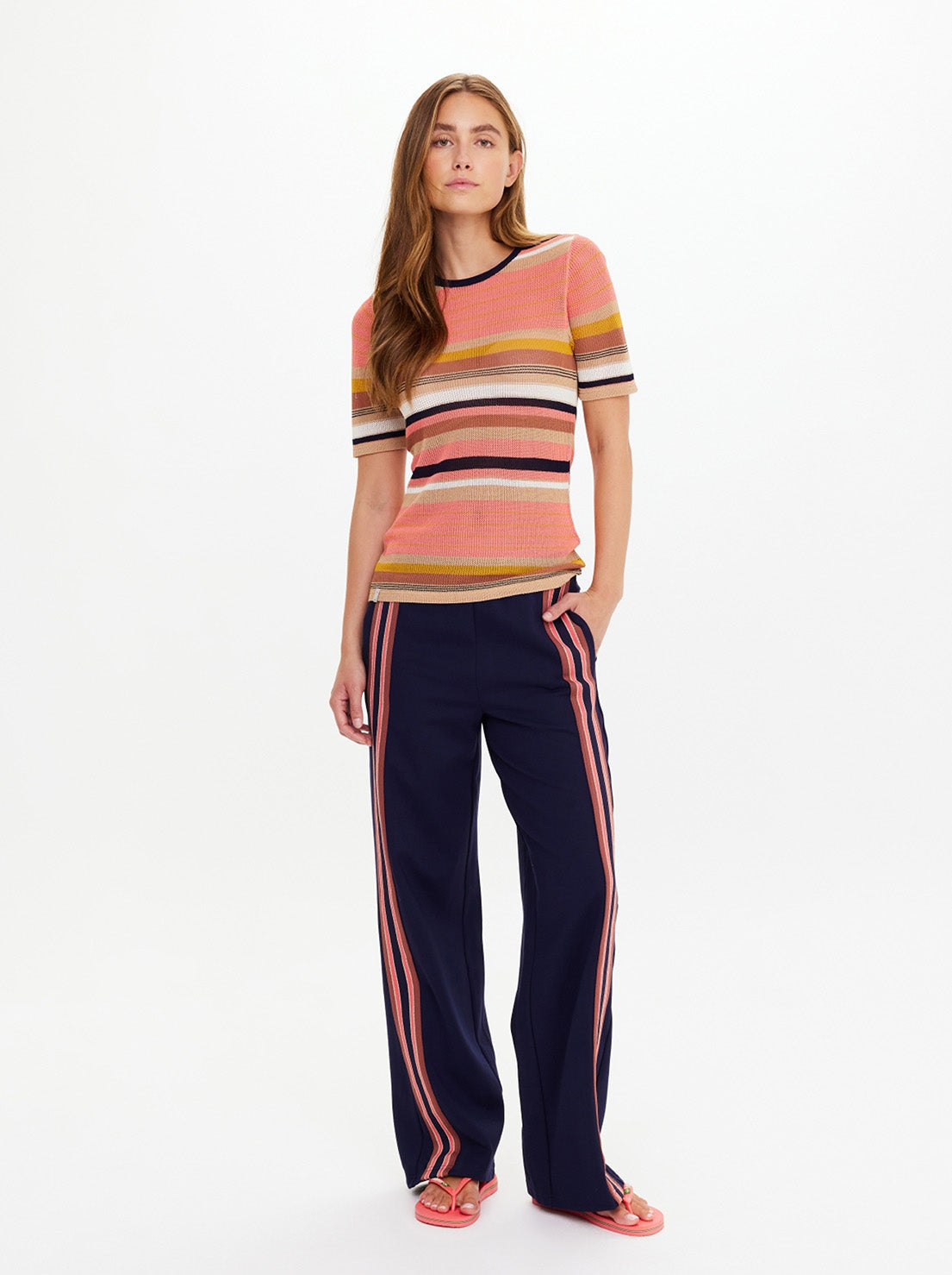 The Upside - Sutton Knit Tee - Stripe
