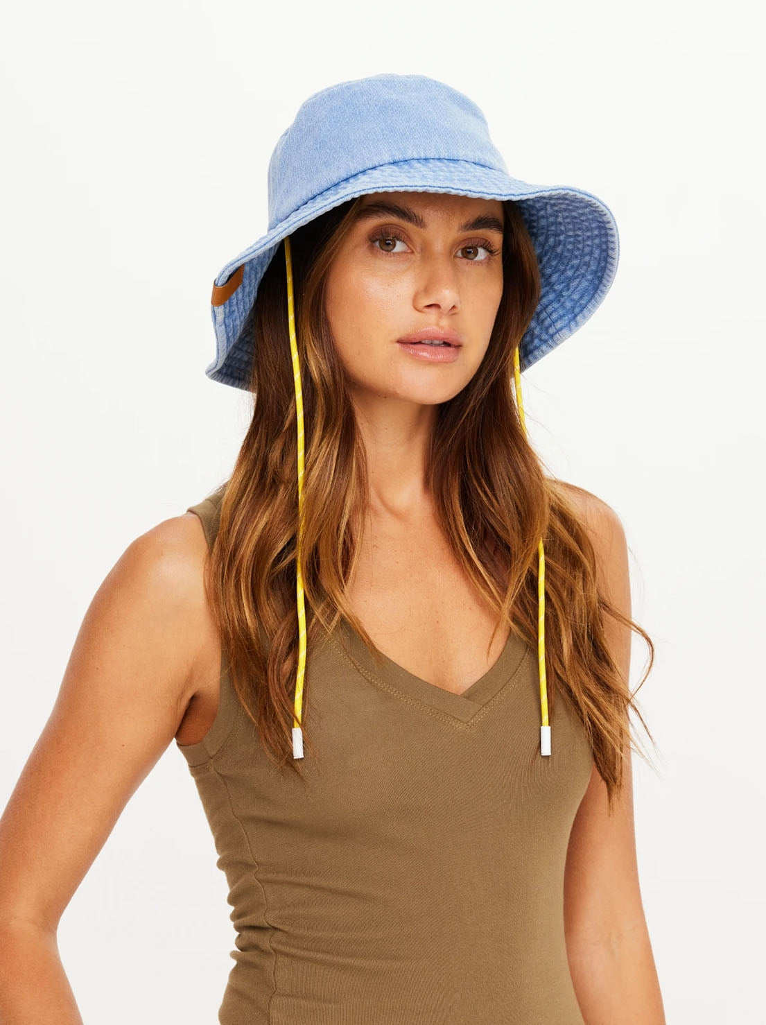 The Upside - Washed Denim Bucket Hat - Denim
