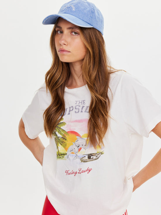 The Upside - Washed Denim Soft Cap - Blue