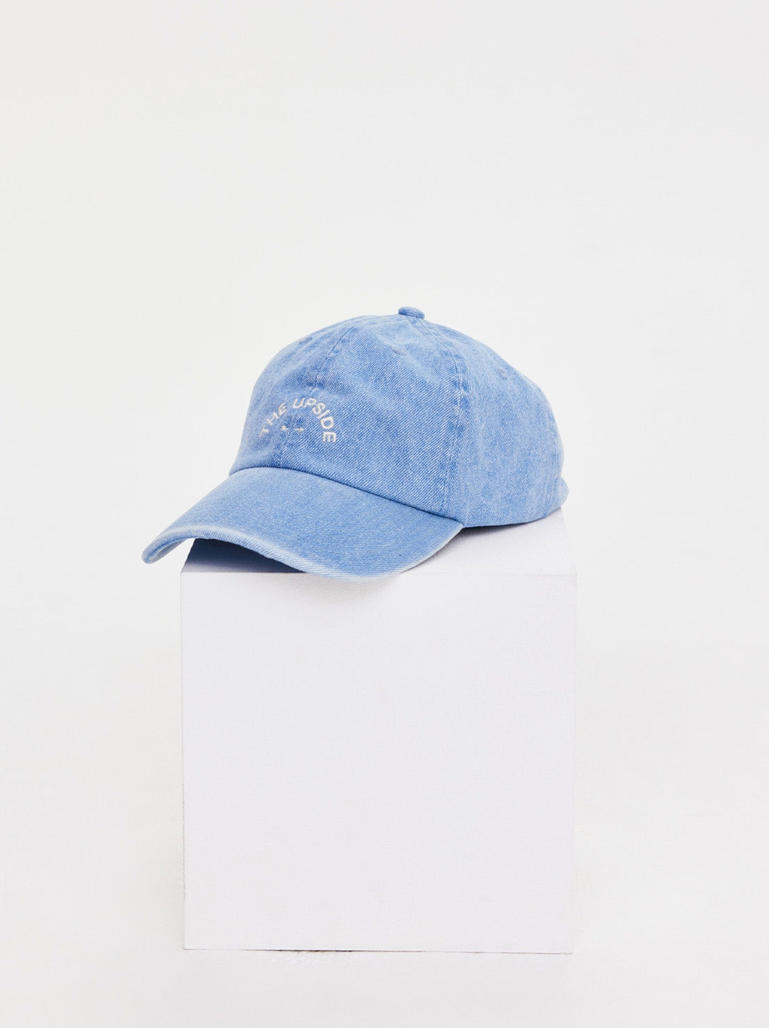 The Upside - Washed Denim Soft Cap - Blue