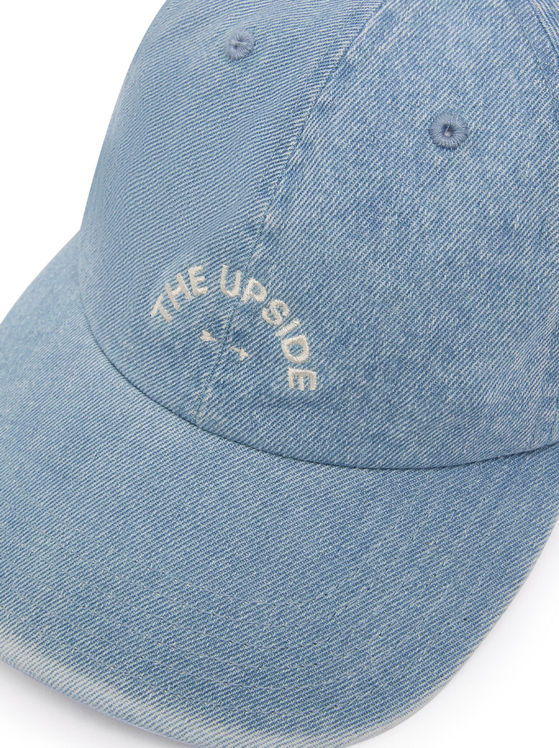 The Upside - Washed Denim Soft Cap - Blue
