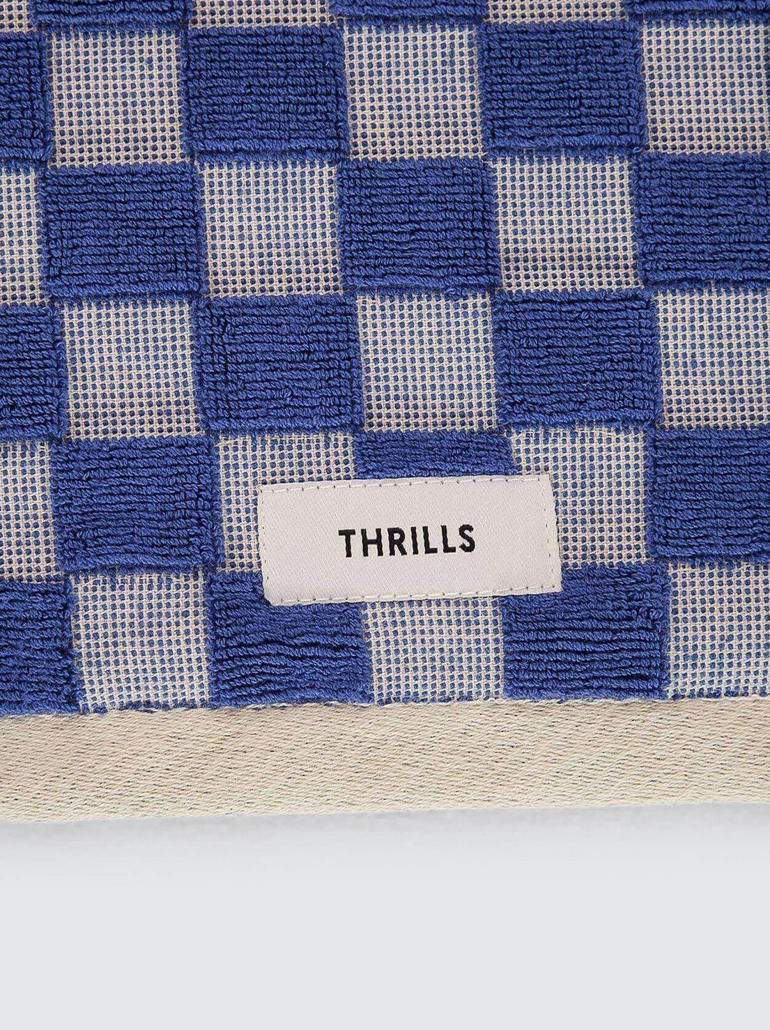 Thrills - Aalto Terry Towel - Sigma Blue / Bone White
