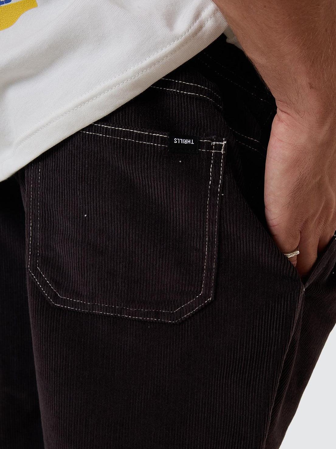 Thrills - Anarchy In Paradise Cord Volley - Dark Charcoal