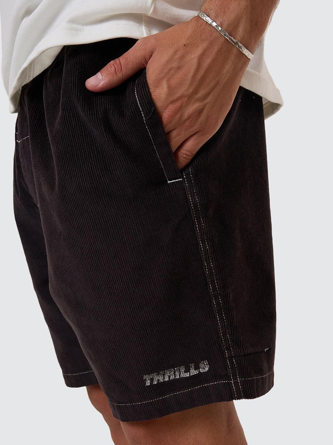 Thrills - Anarchy In Paradise Cord Volley - Dark Charcoal