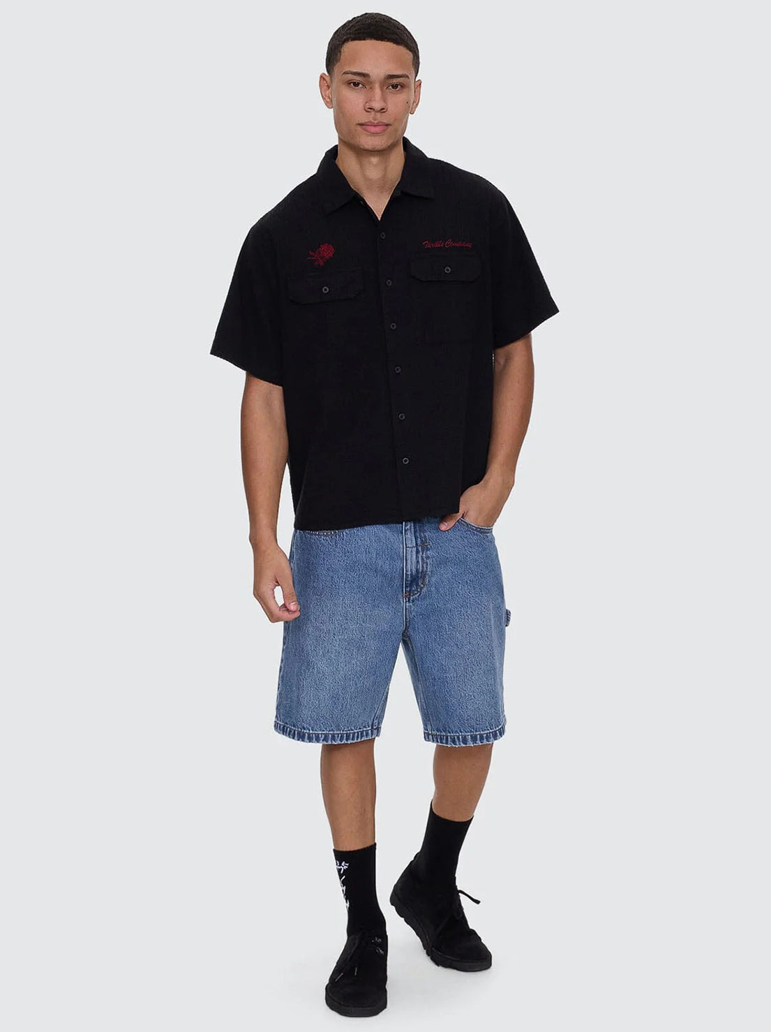 Thrills - Appreciation Short Sleeve Work Shirt - Black