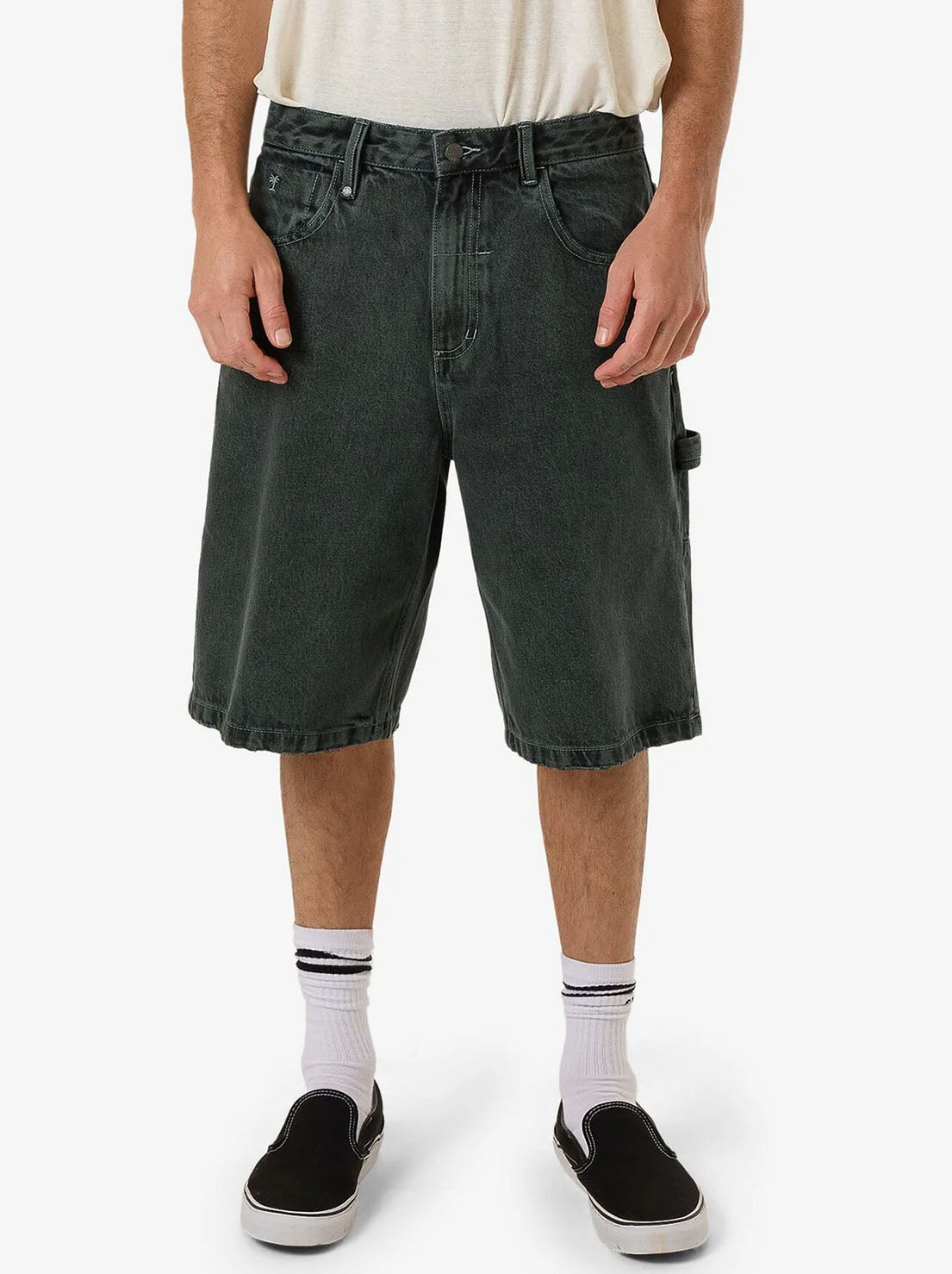 Thrills - Big Slacker Denim Short - Dark Forest