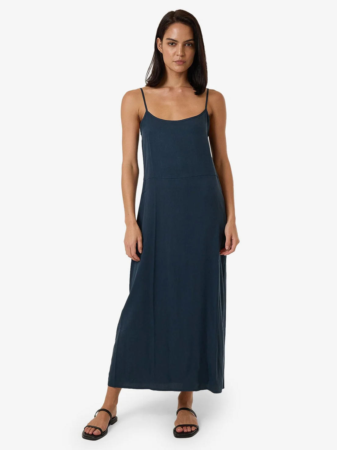 Thrills - Breezy Slip Dress - Dark Slate