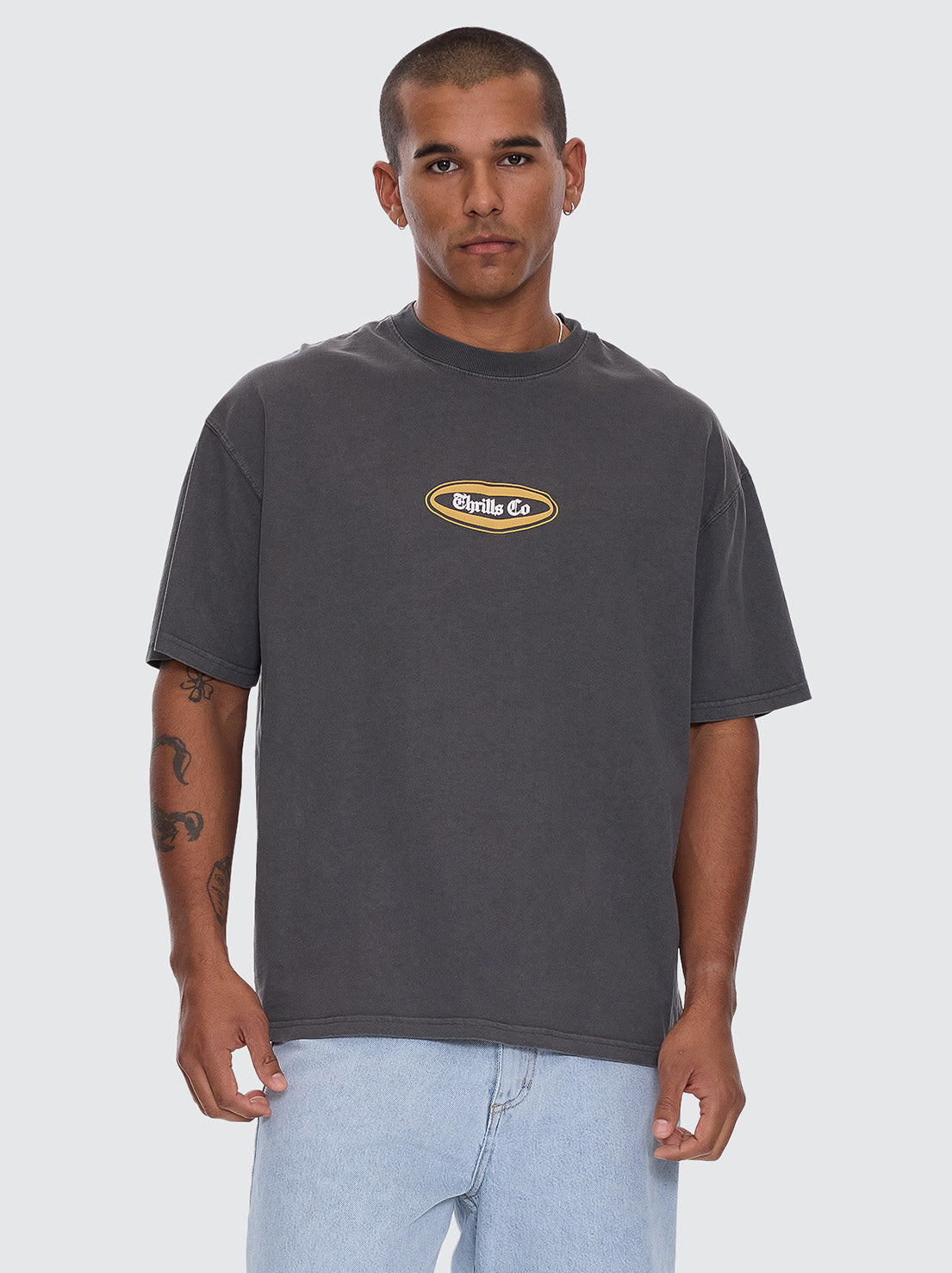 Thrills - Bueno Oversize Fit Tee - Merch Black