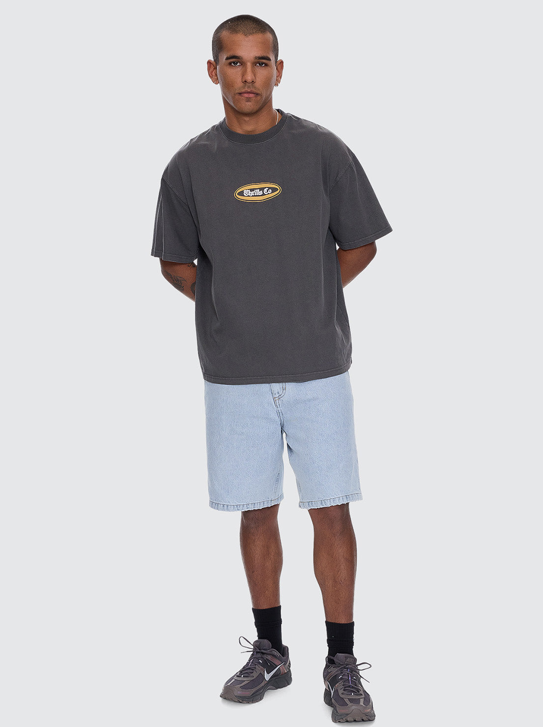 Thrills - Bueno Oversize Fit Tee - Merch Black