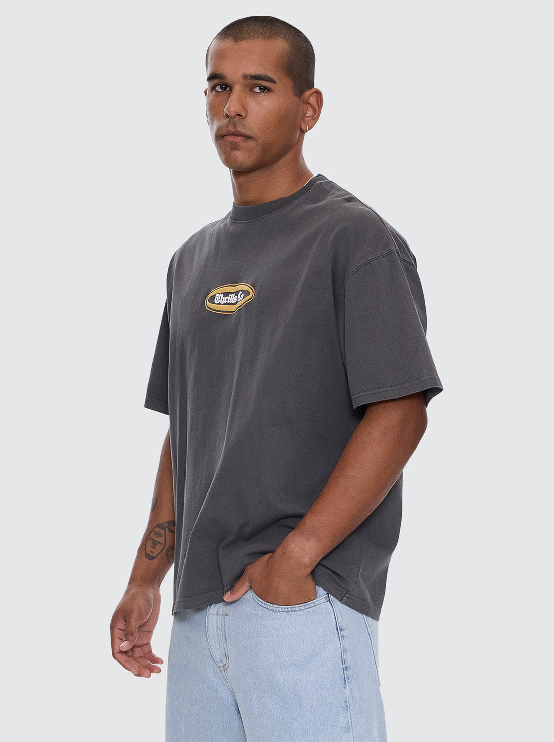 Thrills - Bueno Oversize Fit Tee - Merch Black