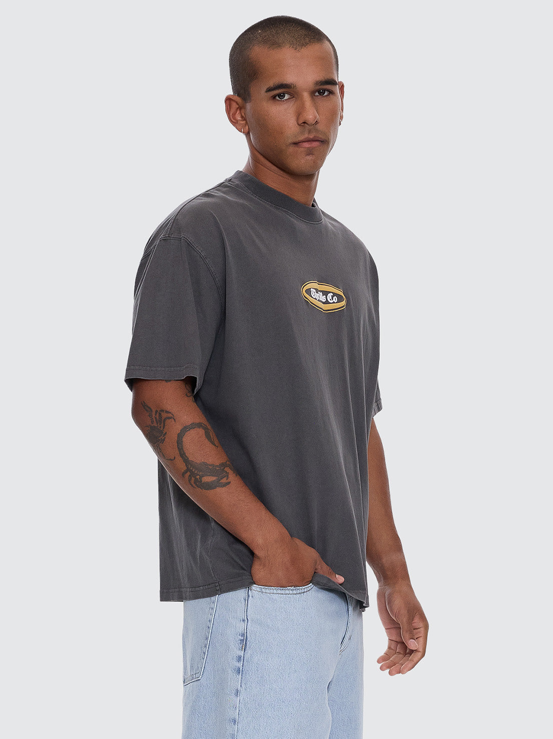 Thrills - Bueno Oversize Fit Tee - Merch Black