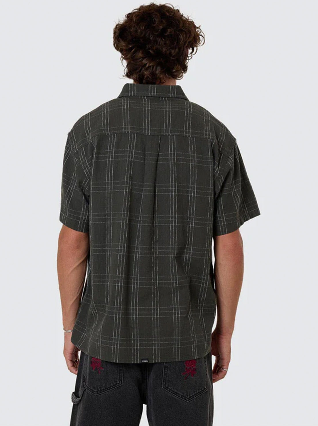 Thrills - Built To Win Short Cropped Sleeve  Shirt - Black