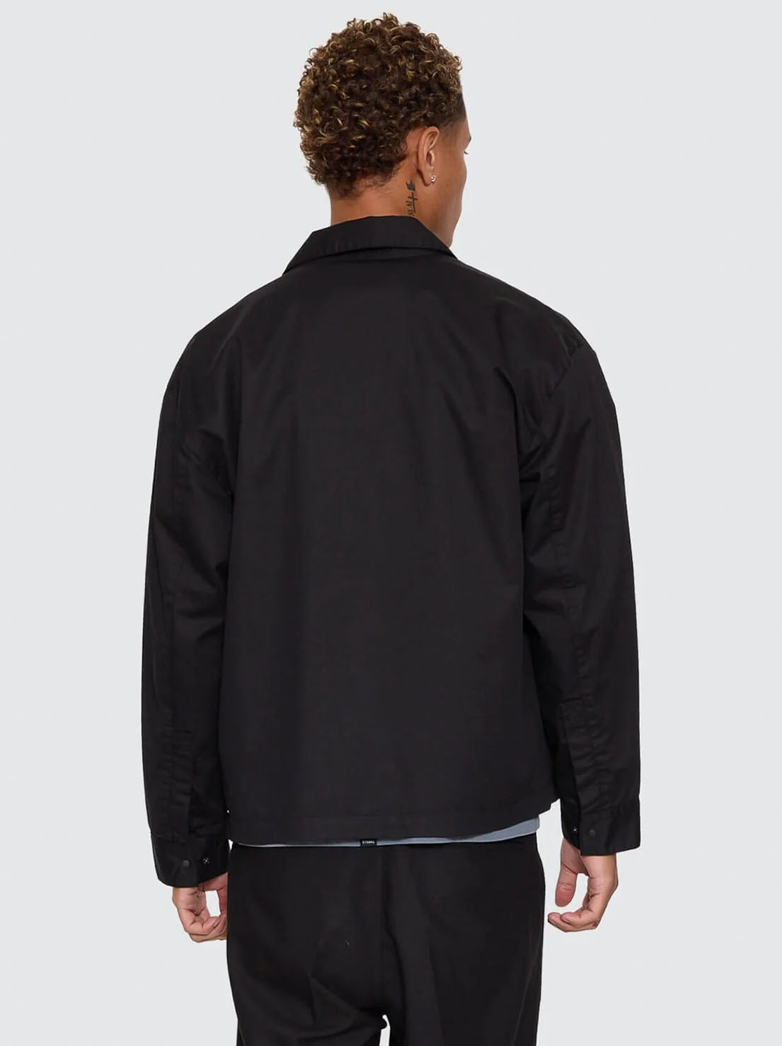 Thrills - Chaotic Interventions Cropped Overshirt - Black