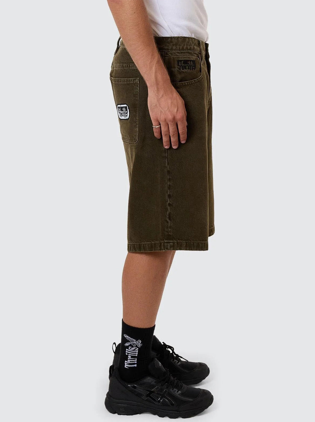 Thrills - Cheap Thrills Big Slacker Denim Short - Tarmac