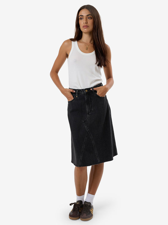 Thrills - Cooper Skirt - Aged Black