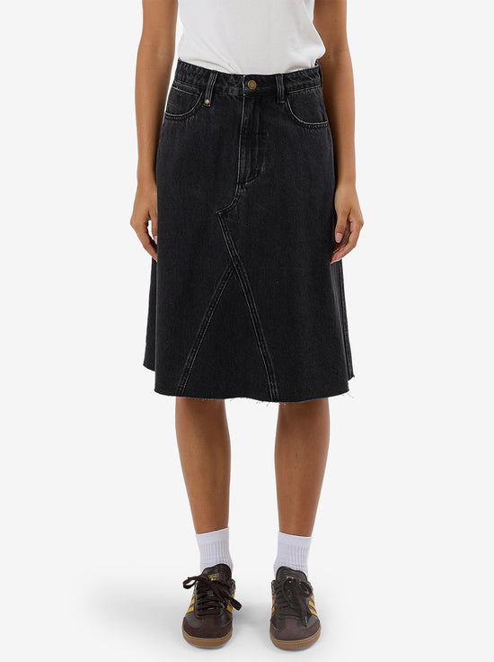 Thrills - Cooper Skirt - Aged Black