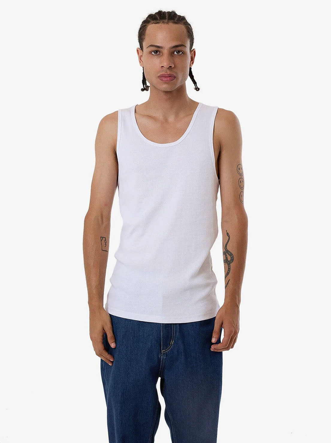 Thrills - Endless Rib Tank - White