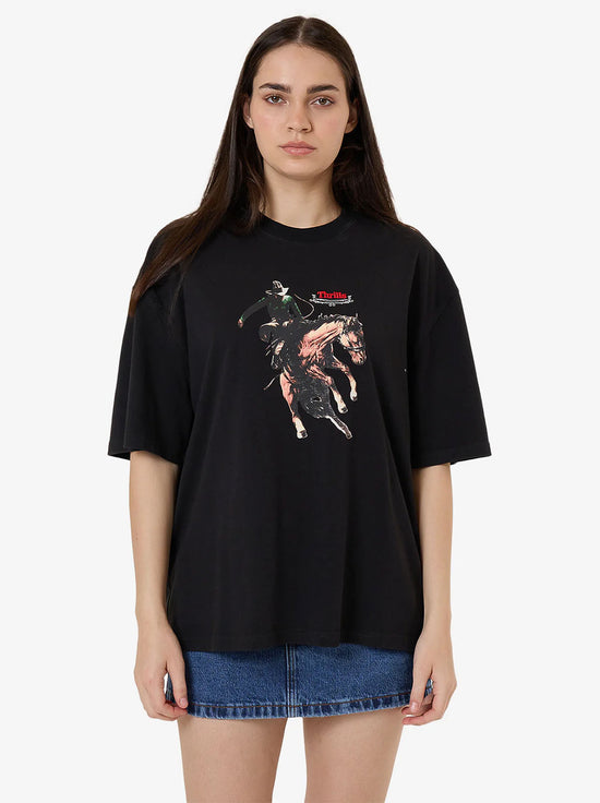 Thrills - Eternal Outlaw Oversize Tee - Washed Black